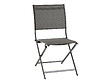 HESPERIDE - Lot de 4 chaises de jardin en aluminium pliables Anthracite Axant - Hespéride - vignette