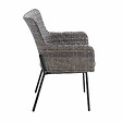 OVIALA - Lot de 2 fauteuils de jardin rond en osier - Murcia - vignette