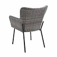 OVIALA - Lot de 2 fauteuils de jardin rond en osier - Murcia - vignette
