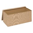 5 FIVE SIMPLY SMART - Pouf de rangement "Mix 'n' Modul" en toile de jute beige 76x38cm - vignette