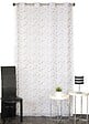 DYLREV - Voilage étamine brodée 140x240 gris - vignette