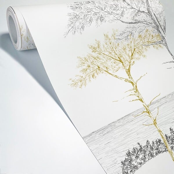 99DECO - Papier peint panoramique - Les Landes - Multicolore - intissé : 150g/m² - 7 lés : 336x270cm - large