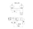 AKW - Mitigeur de douche monocommande mural - AKW - 23932 - vignette