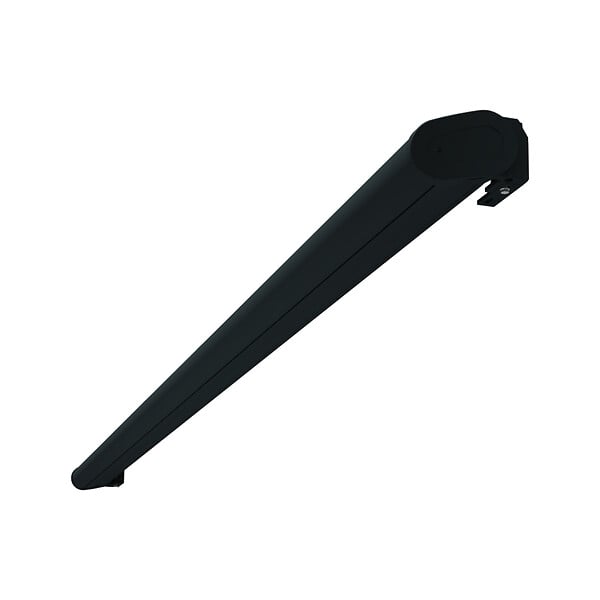 INTERSUN - Store banne coffre intégral HEVOA 3,00x2,50 M (Motorisé Secours à Télécommande - Gris anthracite structuré RAL7016ST - Écru 250g/m²) - large