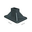 INTERSUN - Store banne double pente ENARGITE 5,00x2x3,00 M (Manuelle - Gris anthracite structuré RAL7016ST - Gris foncé 250g/m²) - vignette
