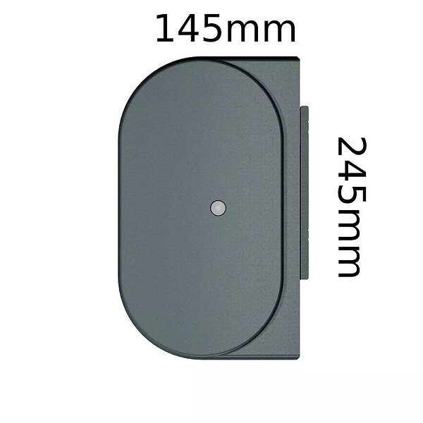 INTERSUN - Store banne coffre intégral CELESTE 3,00x2,00 M (Motorisé Secours à Télécommande + LED - Gris anthracite structuré RAL7016ST - Écru 250g/m²) - large