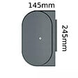 INTERSUN - Store banne coffre intégral CELESTE 3,00x2,00 M (Motorisé Secours à Télécommande + LED - Gris anthracite structuré RAL7016ST - Écru 250g/m²) - vignette