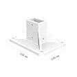 INTERSUN - Store banne double pente ENARGITE 5,00x2x3,00 M (Motorisé à Télécommande - Blanc satiné RAL9010 - Taupe 250g/m²) - vignette