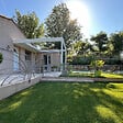INTERSUN - Pergola rétractable HYLIA 5,00x5,213 M Motorisé à Télécommande (Motorisé à Télécommande + LED - Gris anthracite structuré RAL7016ST) - vignette
