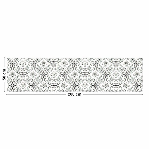 99DECO - Tapis antidérapant - Agathe - vinyle - int./ext. - Multicolore - 50x200cm - large
