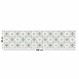 99DECO - Tapis antidérapant - Agathe - vinyle - int./ext. - Multicolore - 50x200cm - vignette