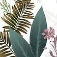 99DECO - Tapis antidérapant - Sweet Jungle - vinyle - int./ext. - Multicolore - 50x120cm - vignette