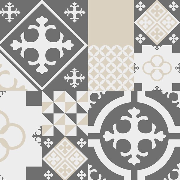 99DECO - Tapis antidérapant - CS Sable - vinyle - int./ext. - Beige - 120x200cm - large