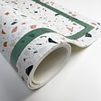 99DECO - Tapis antidérapant - Terrazzo - vinyle - int./ext. - Multicolore - 50x120cm - vignette