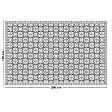 99DECO - Tapis antidérapant - Cassandre - vinyle - int./ext. - Vert - 120x200cm - vignette