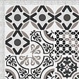 99DECO - Tapis antidérapant - Naples - vinyle - int./ext. - Multicolore - 50x120cm - vignette