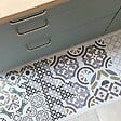 99DECO - Tapis antidérapant - Naples - vinyle - int./ext. - Multicolore - 50x120cm - vignette