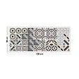 99DECO - Tapis antidérapant - Naples - vinyle - int./ext. - Multicolore - 50x120cm - vignette