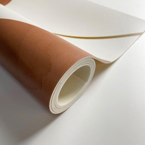 99DECO - Tapis antidérapant - Organique - vinyle - int./ext. - Orange - 50x200cm - large