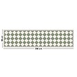 99DECO - Tapis antidérapant - Rétro - vinyle - int./ext. - Vert - 50x200cm - vignette