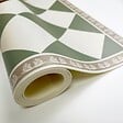 99DECO - Tapis antidérapant - Rétro - vinyle - int./ext. - Vert - 50x200cm - vignette
