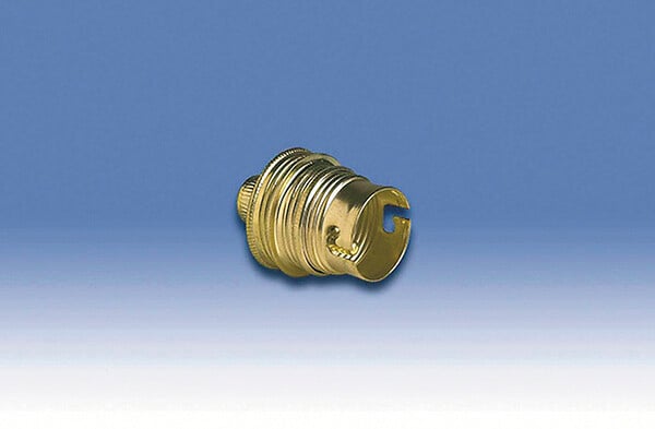 DEBFLEX - Douille Électrique B22 À Vis Acier Doré Debflex - large