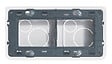 LEGRAND - Cadre Mosaic - 4 modules montage horizontal - profondeur 40mm - vignette