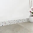 99DECO - Plinthes PVC adhésives décoratives pour sol - Lot de 10 - 100x8 cm (10m) Blanc - Terrazzo - vignette