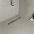 SANIVERRE - JAZY Caniveau de douche L.70 cm design linéaire, acier inoxydable, siphon anti-odeurs, drainage élevé - vignette