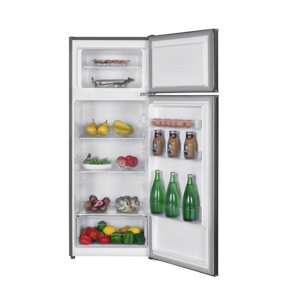 INDESIT - réfrigérateur combiné 55cm 206l inox - I55T0412X - large