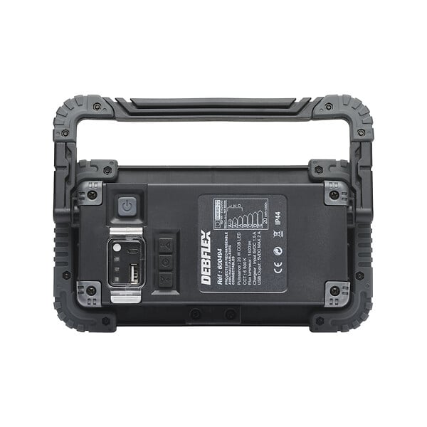 DEBFLEX - PROJECTEUR CHANTIER BATTERIE 2 HP IP44 SMD 20W 6500K 1400LM - large