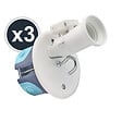 DEBFLEX - DEBFLEX - BOITE LUM DCL STOPAIR MMTX D67/50+DOUILLE E27+FICHE DCL+CROCHET LOTX3 - vignette