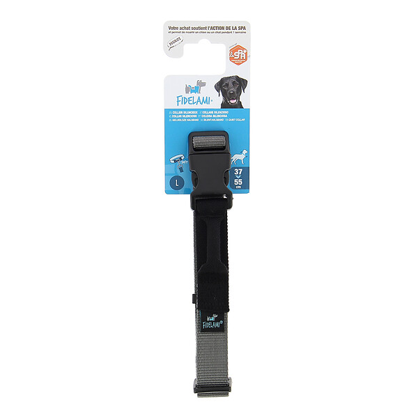 FIDELAMI - collier silencieux gris l - large