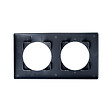 DEBFLEX - DEBFLEX - CASUAL EVO PLAQUE DE FINITION 2 POSTES GRIS PROFOND - vignette