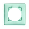 DEBFLEX - DEBFLEX - CASUAL EVO PLAQUE DE FINITION 1 POSTE VERT D'EAU - vignette