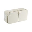 DEBFLEX - DEBFLEX - CYKLONE IP55 Prise 2P+T Double FR H Sable - 730453 - vignette