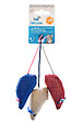 FIDELAMI - lot 3 souris tissu - vignette