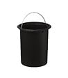5 FIVE SIMPLY SMART - Poubelle de salle de bain en métal Vert Kaki et couvercle en Bambou 3 L - vignette