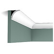 ORAC DECOR - Pack 10 mètres Corniches Plafond CX109 avec colle - Orac x Cimaises-et-plus - 4,5x4,5x200cm (h x p x L) - moulure décorative polymère - vignette