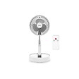 JOCCA - Ventilateur à Batterie Sans fil Silencieux USB BLANC Pliable & Pied Télescopique Télécommande Autonomie 24h Jocca - vignette