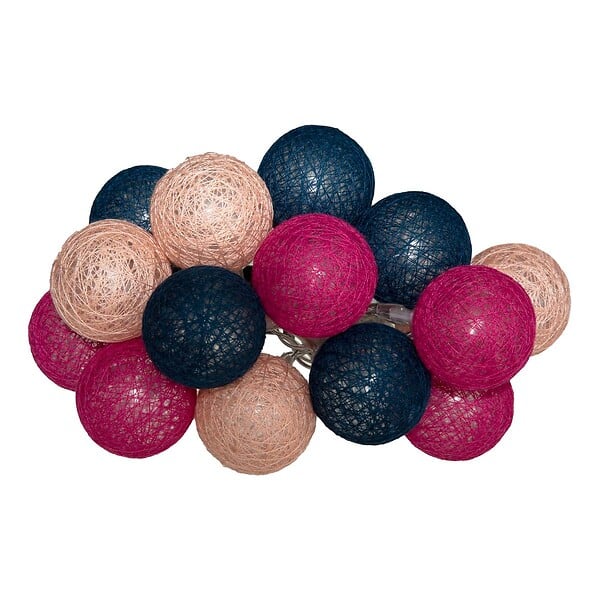 ATMOSPHERA - Guirlande LED à piles 16 boules - large