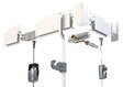 ARTITEQ - Cimaise Gallery-Click Rail R30 Blanc 200cm + clips + vis & chevilles - Cimaise Tableau Newly - vignette