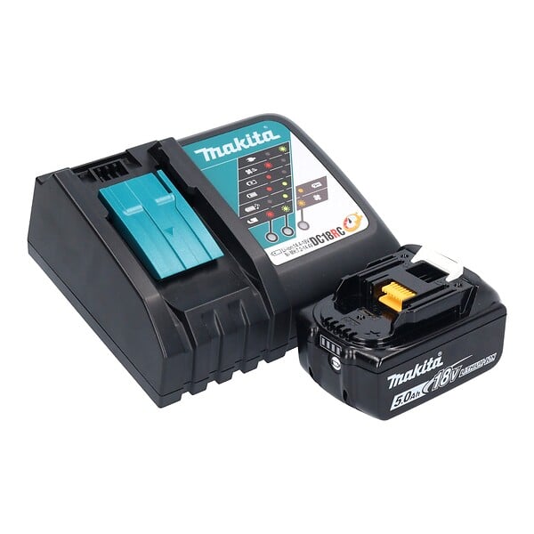 MAKITA - Taille-haie MAKITA DUH506RT 18 V LXT 50 cm avec batterie 5Ah et chargeur - large