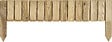 Collections Atlante - Bordure de jardin en pin type claire voie Romy cl3 - vignette