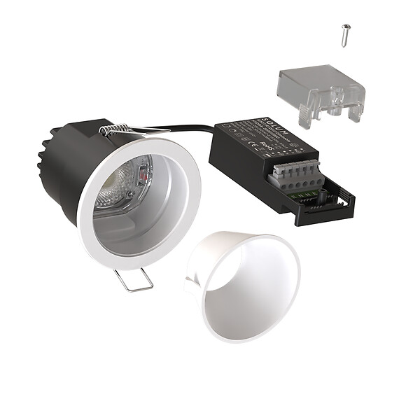 SOLUM - Spot LED SOLUM HYDRA RT2012 RE2020 encastrable dimmable à basse luminance CCT 10W Blanc - large