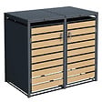 KOVER - Cache poubelle en metal - vignette