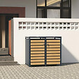 KOVER - Cache poubelle en metal - vignette