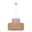 COREP - Suspension double matière naturelle et coton pyla Corep TOTEM D38cm. - vignette