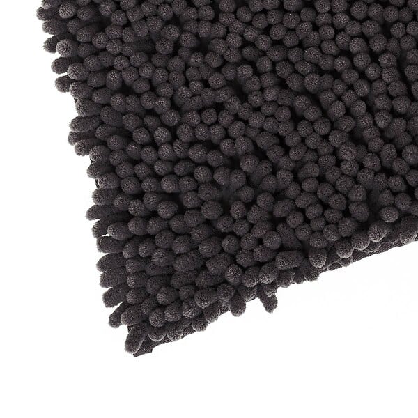 5 FIVE SIMPLY SMART - Tapis de Salle de bain Noir chenille maxi confort 50 x 80 cm - large