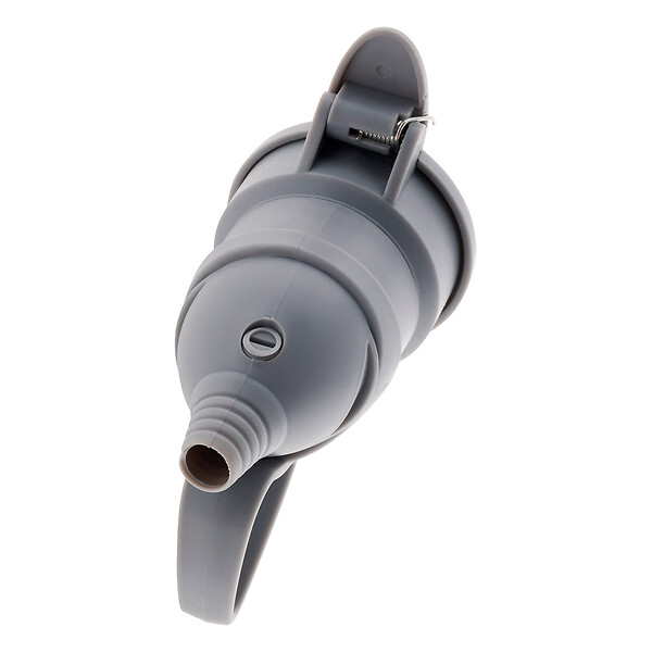 ZENITECH - Fiche femelle à clapet 16A 2P+T - Gris - Zenitech - large